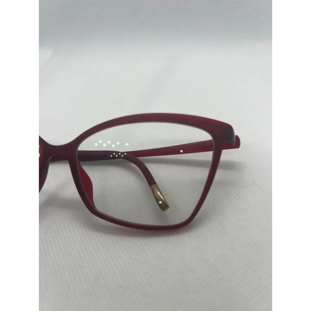 Silhouette SPX 1597 Burgundy Geometric Eyeglasses Frames Austria Women‎